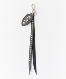 CALEE（キャリー）の「CALEE/キャリー STUDS LEATHER LONG KEY RING