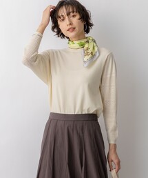 ネオコンフォートストレッチ レーシーデザイン ニット