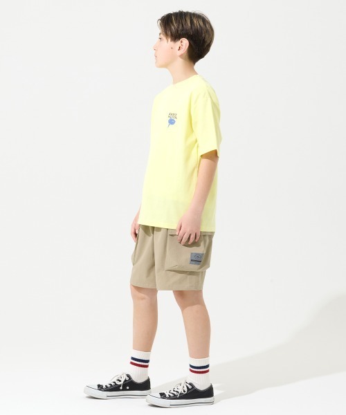 KRIFF MAYER Kid's Collection(クリフメイヤーキッズコレクション)の「【速乾・軽量】シアサッカーカーゴショーツ(その他パンツ・キッズ・ベージュ/ブラック/オリーブ/グレー・120/130/140/150/160/170)」の8枚目の写真