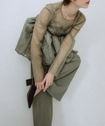 et.UNiVER（エトユニベール）の「Sparkle chunky pumps（パンプス）」