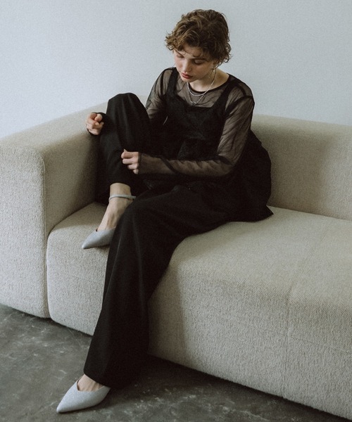 et.UNiVER（エトユニベール）の「Sparkle chunky pumps（パンプス・レディース・ブラック/ベージュ/グレー・LL/L/M/S）」の13枚目の写真
