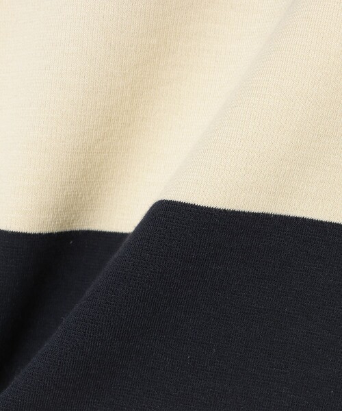 BEAMS GOLF(ビームスゴルフ)の「ORANGE LABEL / ボーダー ロングスリーブ シャツ(ポロシャツ・レディース・グリーン/オフホワイト・MEDIUM/LARGE)」の10枚目の写真