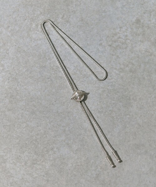 TOGA PULLA（トーガ　プルラ）の「【TOGA PULLA/トーガプルラ】Metal concho loop tie/メタルコンチョループタイ（ネックレス・レディース・シルバー・FREE）」の7枚目の写真