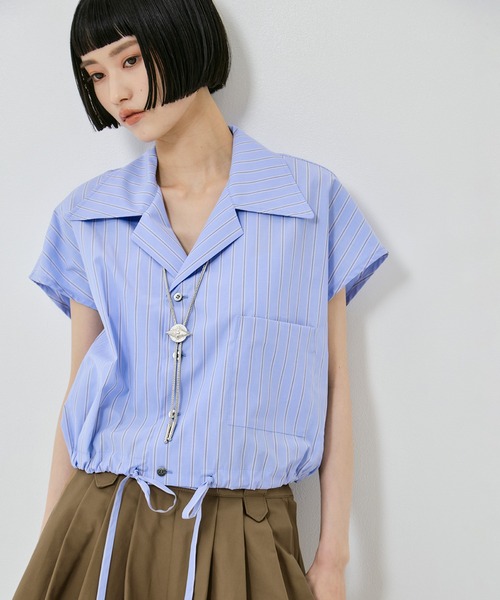 TOGA PULLA/トーガプルラ】Metal concho loop tie/メタルコンチョ