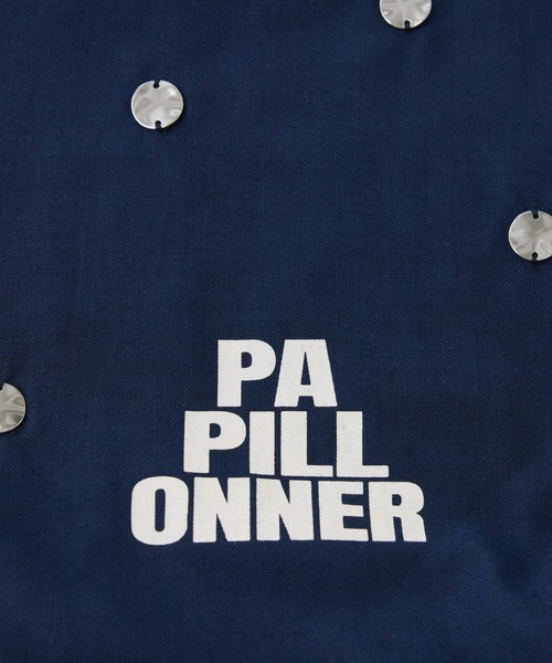 PAPILLONNER（パピヨネ）の「PAPILLONNER/メタルサブトートバッグ（トートバッグ・レディース・ネイビー/ベージュ・FREE）」の6枚目の写真