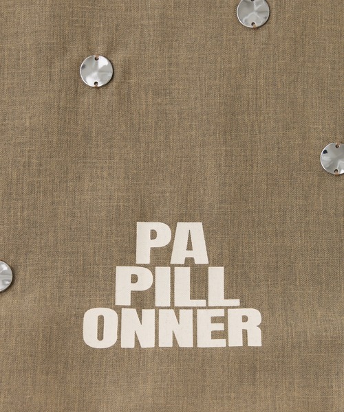 PAPILLONNER（パピヨネ）の「PAPILLONNER/メタルサブトートバッグ（トートバッグ・レディース・ネイビー/ベージュ・FREE）」の8枚目の写真
