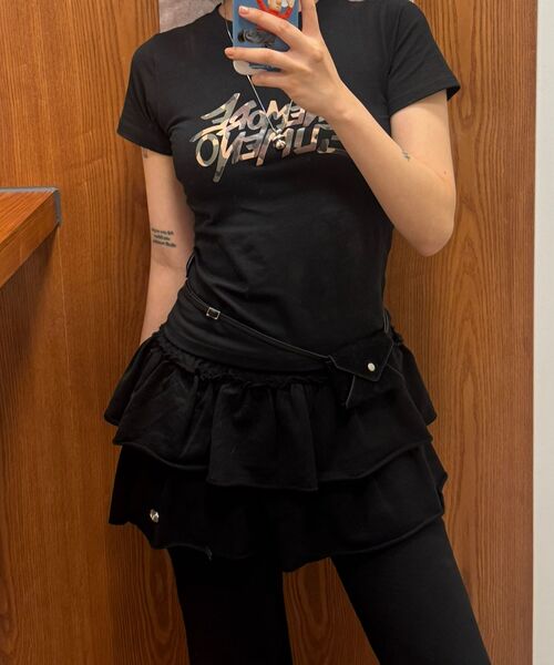 HAVISM（ヘビズム）の「レイヤードスウェットスカートパンツ（ブラック）（スウェットパンツ・レディース・その他・ONE SIZE）」の14枚目の写真