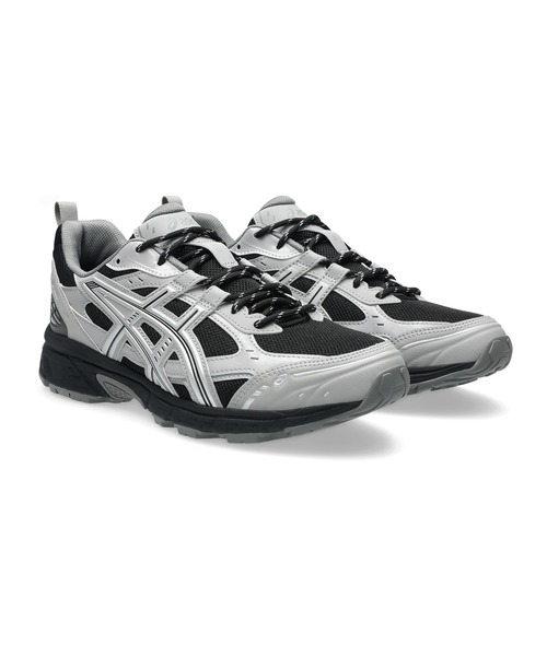 ASICS（アシックス）の「GEL-NUNOBIKI / ゲルヌノビキ（スニーカー・レディース・ブラック×グレー・24/28/27.5/28.5/26.5/24.5/23/26/25.5/29/23.5/27/25）」の2枚目の写真