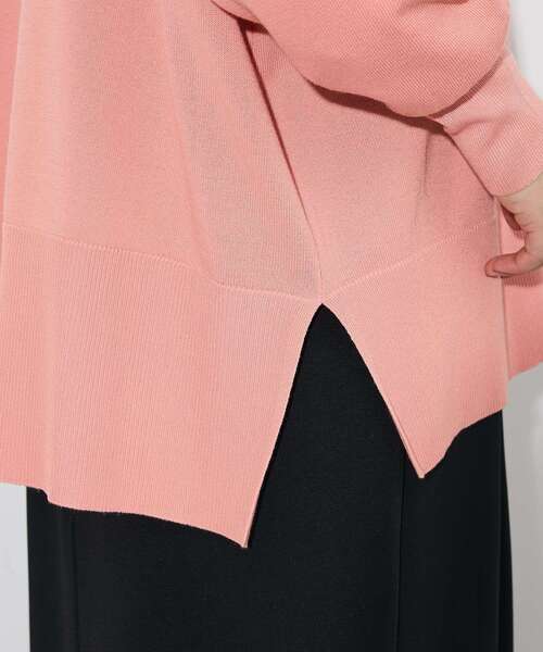 Green　Parks（グリーンパークス）の「ここちニットVネックカーディガン（カーディガン/ボレロ・レディース・ホワイト系その他2/ブルー/グレー/ピンク/ブラック・FREE）」の15枚目の写真