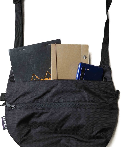 Gramicci（グラミチ）の「【63】【GRAMICCI】FIELD SACOCHE（ショルダーバッグ・メンズ・グリーン/ブラック・FREE）」の20枚目の写真