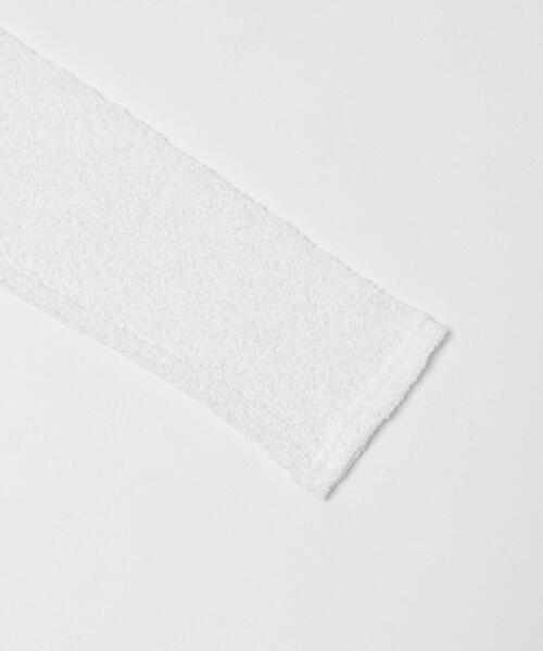 URBAN RESEARCH DOORS（アーバンリサーチドアーズ）の「カーリーラッセルレースロングスリーブTシャツ | レースインナー/レースT/甘め/ロンT（Tシャツ/カットソー・レディース・オフホワイト/ブラック・FREE）」の9枚目の写真