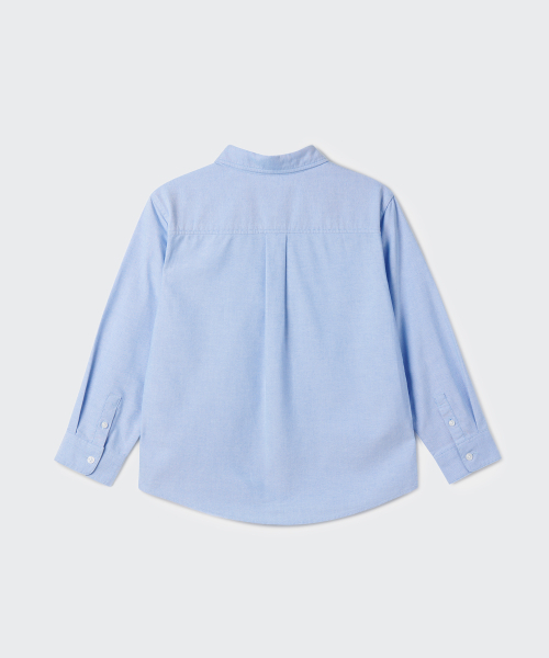 MUSINSA STANDARD KIDS（ムシンサスタンダードキッズ）の「リラックスドオックスフォードシャツ[ブルー]（シャツ/ブラウス・レディース・その他・110/120/130/140/150/160）」の7枚目の写真