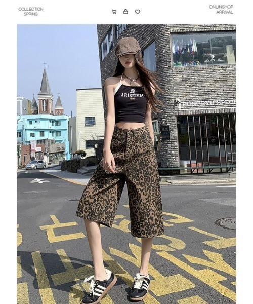 Ritzy(リッツィー)の「レオパード デニム ショーツ(その他パンツ・レディース・レオパード・S/M/L)」の7枚目の写真