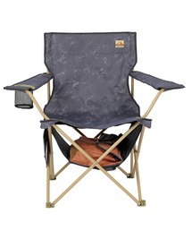 CAPTAIN STAG（キャプテンスタッグ）の「キャンプアウト 棚モック付ラウンジチェア（アウトドアグッズ）」