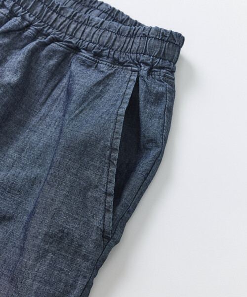 HINSON（ヒンソン）の「HINSON/ヒンソン シャンブレー リラックスイージーパンツ（その他パンツ・メンズ・ネイビー/ナチュラル・LARGE/MEDIUM）」の5枚目の写真