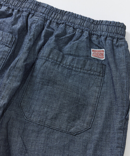 HINSON（ヒンソン）の「HINSON/ヒンソン シャンブレー リラックスイージーパンツ（その他パンツ・メンズ・ネイビー/ナチュラル・LARGE/MEDIUM）」の10枚目の写真