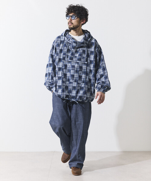 HINSON（ヒンソン）の「HINSON/ヒンソン シャンブレー リラックスイージーパンツ（その他パンツ・メンズ・ネイビー/ナチュラル・LARGE/MEDIUM）」の16枚目の写真