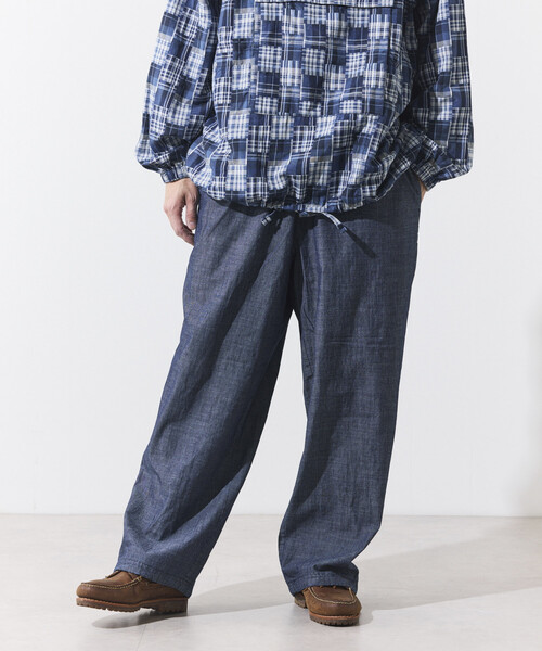 HINSON（ヒンソン）の「HINSON/ヒンソン シャンブレー リラックスイージーパンツ（その他パンツ・メンズ・ネイビー/ナチュラル・LARGE/MEDIUM）」の20枚目の写真