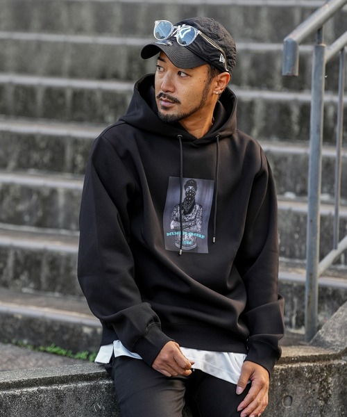 adamsJUGGLER(アダムスジャグラー)の「RTEG フォト&アーム/OEフーディ(パーカー・メンズ・ブラック/グレー・S/M/L/XL)」の2枚目の写真