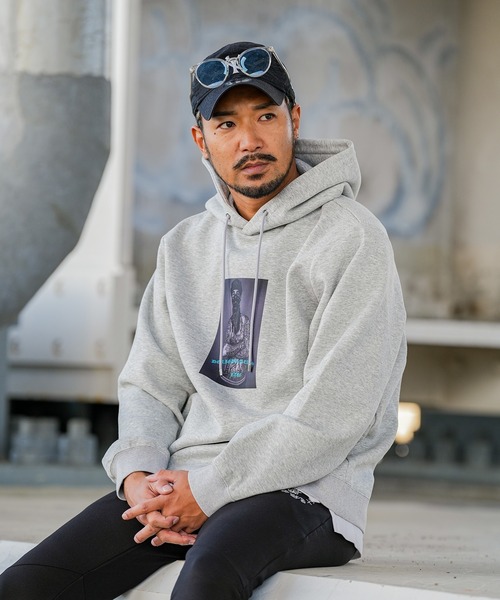 adamsJUGGLER(アダムスジャグラー)の「RTEG フォト&アーム/OEフーディ(パーカー・メンズ・ブラック/グレー・S/M/L/XL)」の12枚目の写真