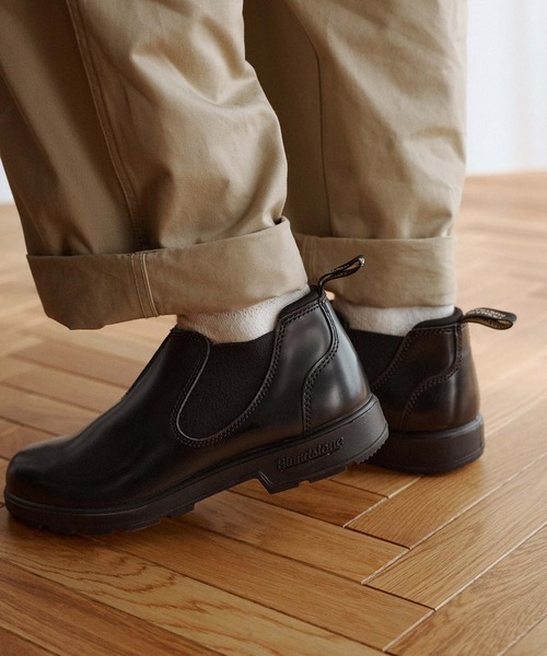 Blundstone（ブランドストーン）の「Blundstone / “ORIGINALS LOW CUT” ブーツ（ブーツ・レディース・ボルドー/ブラック・7/5/9/8/6/4）」の2枚目の写真