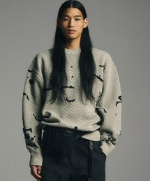 BAL（バル）の「JACQUARD PATTERN CREWNECK SWEATER（ニット/セーター）」