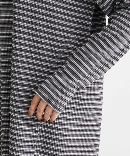 Green　Parks（グリーンパークス）の「ヘンリーネックワンピース（ワンピース・レディース・ブラック/ブルー系その他/グレー系その他4・FREE）」の13枚目の写真