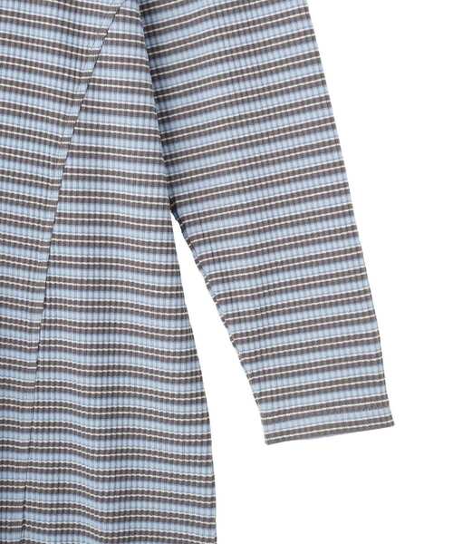 Green　Parks（グリーンパークス）の「ヘンリーネックワンピース（ワンピース・レディース・ブラック/ブルー系その他/グレー系その他4・FREE）」の18枚目の写真