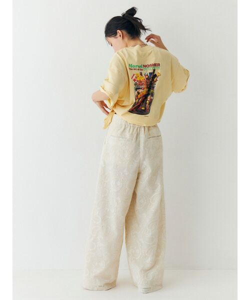 Ungrid(アングリッド)の「レースタックワイドパンツ(その他パンツ・レディース・ブラック/アイボリー・FREE)」の18枚目の写真