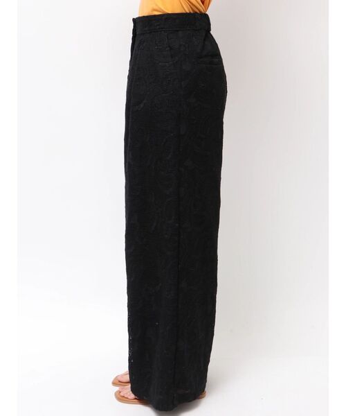 Ungrid(アングリッド)の「レースタックワイドパンツ(その他パンツ・レディース・ブラック/アイボリー・FREE)」の20枚目の写真