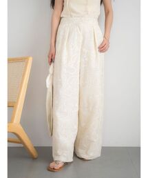 Ungrid | レースタックワイドパンツ(その他パンツ)