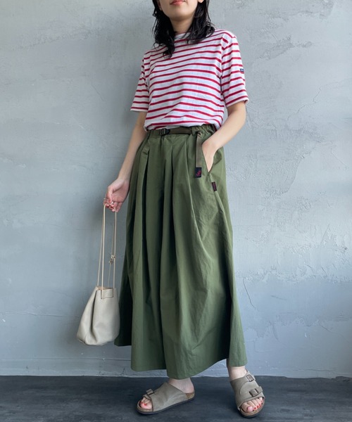 Gramicci（グラミチ）の「[GRAMICCI/グラミチ] ナイロンフレアイージーパンツ（その他パンツ・レディース・オリーブ/ネイビー/ブラック/キャメル・M/S）」の8枚目の写真