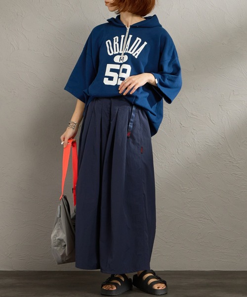 Gramicci（グラミチ）の「[GRAMICCI/グラミチ] ナイロンフレアイージーパンツ（その他パンツ・レディース・オリーブ/ネイビー/ブラック/キャメル・M/S）」の17枚目の写真