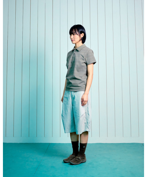 THECOLDESTMOMENT(ザコールデストモーメント)の「TCM stripe pk T (khaki brown)(ポロシャツ・レディース・その他・MEDIUM/LARGE/SMALL)」の7枚目の写真