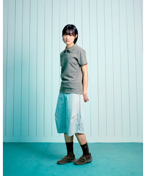 THECOLDESTMOMENT(ザコールデストモーメント)の「TCM stripe pk T (khaki brown)(ポロシャツ・レディース・その他・MEDIUM/LARGE/SMALL)」の10枚目の写真