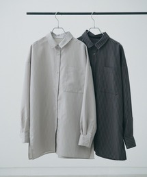 lit（リット）の「Stripe Stitch Over Shirt（シャツ/ブラウス）」