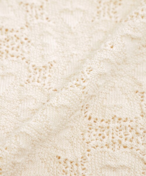 MACKINTOSH PHILOSOPHY（ﾏｯｷﾝﾄｯｼｭ ﾌｨﾛｿﾌｨｰ）の「【LEE4月号/蛯原友里さん着用】ラッケンブースニットカーディガン（カーディガン/ボレロ・レディース・ブルー系その他3/オフホワイト/ダークネイビー・38）」の13枚目の写真