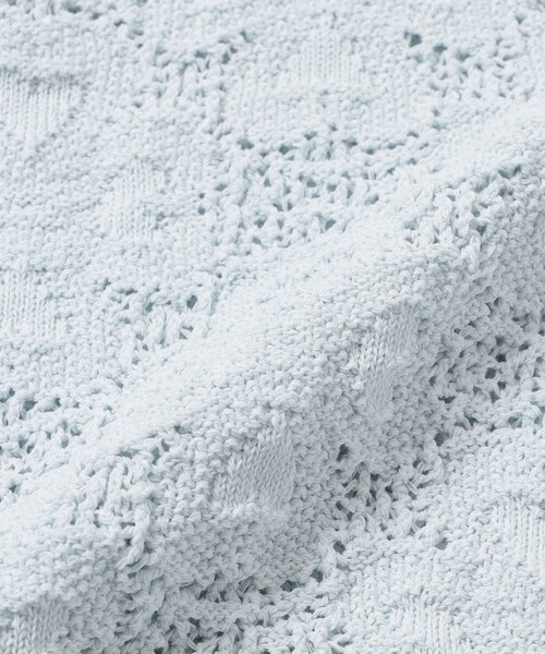 MACKINTOSH PHILOSOPHY（ﾏｯｷﾝﾄｯｼｭ ﾌｨﾛｿﾌｨｰ）の「【LEE4月号/蛯原友里さん着用】ラッケンブースニットカーディガン（カーディガン/ボレロ・レディース・ブルー系その他3/オフホワイト/ダークネイビー・38）」の14枚目の写真