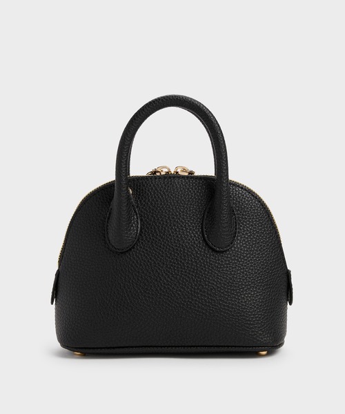 CHARLES & KEITH（チャールズ & キース）の「Beryl ベリル ボウリングバッグ（トートバッグ・レディース・ブルーグラス/クリーム/ブラック/ピンク系その他3・S）」の10枚目の写真