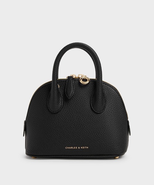 CHARLES & KEITH（チャールズ & キース）の「Beryl ベリル ボウリングバッグ（トートバッグ・レディース・ブルーグラス/クリーム/ブラック/ピンク系その他3・S）」の8枚目の写真