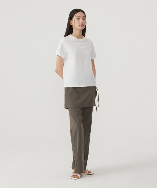 COVERNAT WOMAN(カバーナットウーマン)の「ウーマンレースアーチクーパーロゴTシャツホワイト(Tシャツ/カットソー・レディース・その他・LARGE/WS/WM)」の5枚目の写真