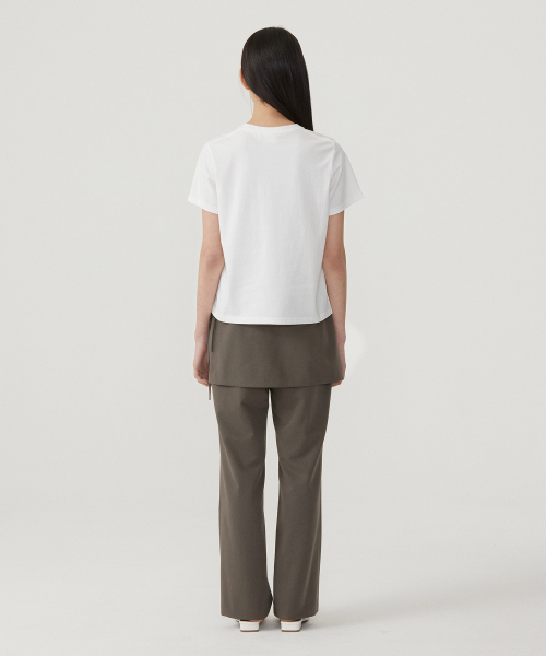COVERNAT WOMAN(カバーナットウーマン)の「ウーマンレースアーチクーパーロゴTシャツホワイト(Tシャツ/カットソー・レディース・その他・LARGE/WS/WM)」の6枚目の写真
