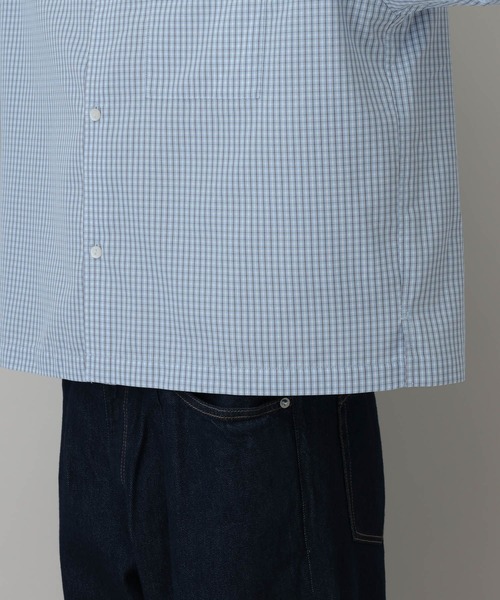 RAGEBLUE(レイジブルー)の「Cropped Check Shirt/ミニチェック柄クロップドシャツ(シャツ/ブラウス・メンズ・ネイビー/ライトブルー・LARGE/MEDIUM)」の21枚目の写真