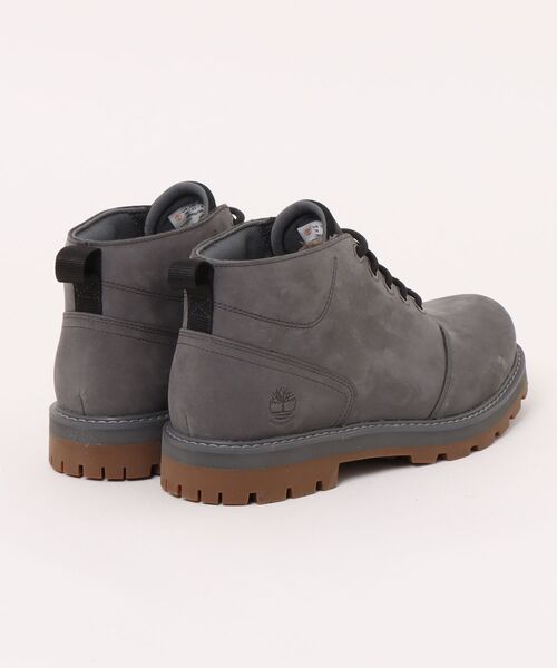 Timberland(ティンバーランド)の「Timberland ティンバーランド BRITTON ROAD MID LC WP CHUKKA【防水/本革】メンズブーツ(ブリットンロードウォータープルーフチャッカ) A69TW EJV ダークグレー(ブーツ・メンズ・ブラック・25.0cm/25.5cm/26.0cm/26.5cm/27.0cm/27.5cm/28.0cm)」の2枚目の写真