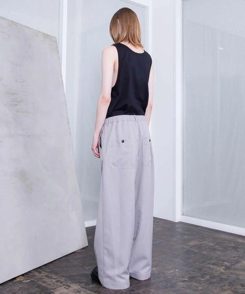 VOAAOV(ヴォアーブ)の「【VOAAOV】 ROUTINE Wide Easy Pants(その他パンツ・メンズ・ブラック/ベージュ/ネイビー/ライトグレー・0/1/2)」の8枚目の写真