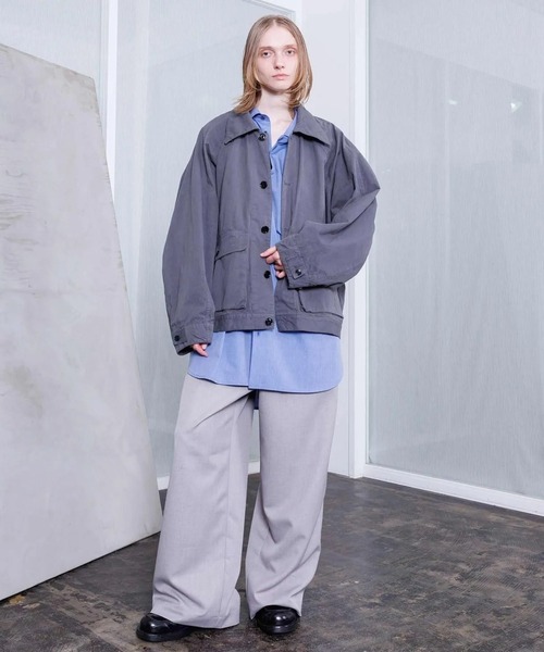 VOAAOV(ヴォアーブ)の「【VOAAOV】 ROUTINE Wide Easy Pants(その他パンツ・メンズ・ブラック/ベージュ/ネイビー/ライトグレー・0/1/2)」の9枚目の写真