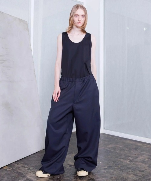 VOAAOV(ヴォアーブ)の「【VOAAOV】 ROUTINE Wide Easy Pants(その他パンツ・メンズ・ブラック/ベージュ/ネイビー/ライトグレー・0/1/2)」の11枚目の写真