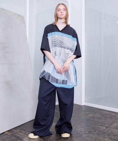 VOAAOV(ヴォアーブ)の「【VOAAOV】 ROUTINE Wide Easy Pants(その他パンツ・メンズ・ブラック/ベージュ/ネイビー/ライトグレー・0/1/2)」の13枚目の写真