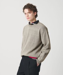 BEAUTY&YOUTH UNITED ARROWS | リネンブレンド メランジ クルーネック ニット ウォッシャブル(ニット/セーター)