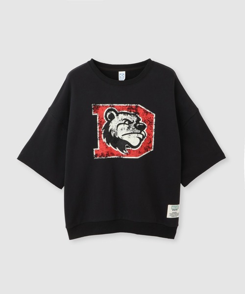 DISCUS（ディスカス）の「DISCUS カレッジロゴプリントワイドスウェットTシャツ（Tシャツ/カットソー・レディース・サックスブルー/ブラック/杢グレー・M）」の13枚目の写真